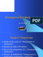 Management of Medication