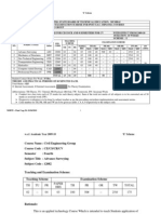 Scheme - e Fourth Semester - Ce, CS, CR, CV