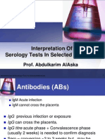 Interpretation of Serology Tests in Selected Infections