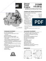 Caterpillar® Engine Specifications