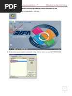 Guia para Revisar Consumos de Materias Primas Notificados en SAP