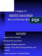 Chapter 13 Equity Valuation