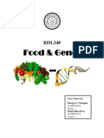 Food & Genes: Term Paper By: Phurpa D. Thungon