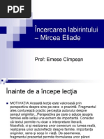 Încercarea Labirintului - Mircea Eliade