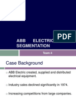 ABB Electric Segmentation Case TEAM 4