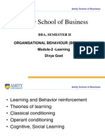 Amity School of Business: Bba, Semester Ii