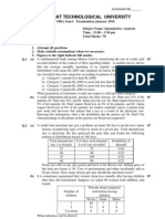 March April 2010 Quantitative Analysis