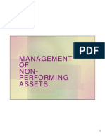 Management OF Non-Performing Assets