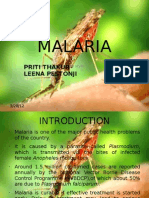 Malaria: Priti Thakur Leena Pestonji