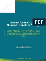 INFORME CEDAW 2011-Movimiento Feminista de Nicaragua