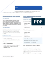 Investor Profile Questionnaire