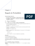 Rappels de Probabilités & Stochastic