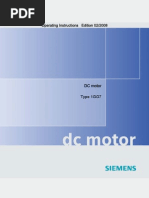 Manual Motor DC (Siemens)