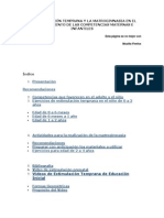 La Estimulación Temprana y La Matrogimnasia en El Fortalecimiento de Las Competencias Maternas e Infantiles