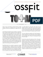 Crossfit Journal Article Reprint. First Published in Crossfit Journal Issue 52 - December 2006