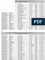 Indian Army Merit List Acc Ser 106 Exam