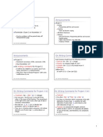 Announcements Announcements: Project 1 Is Graded