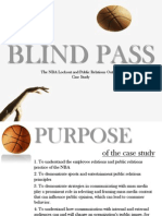 Powerpoint - BlindPass - NBA Lockout Case Study