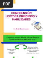 3 Comprension Lectora, Principios y Des