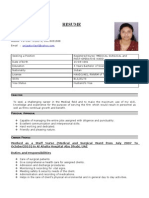 Prija's CV Medical Surgical.