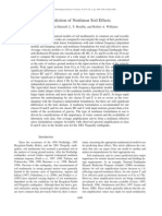 Prediction of Nonlinear Soil Response