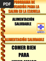 Alimentación Saludable Charla para Padres