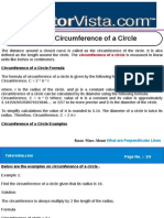 Find The Circumference of A Circle