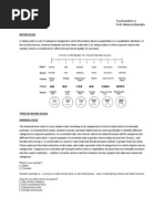 Rating Scale