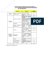 Modelo de Calidad - Contabilidad