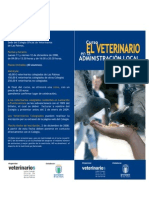 Díptico Curso Veterinario de La Admon. Local