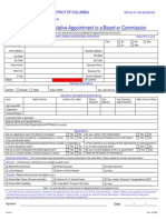 DC Boards Commissions Application