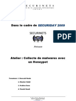 Atelier: Collecte de Malwares Avecun Honeypot