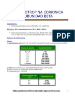 Inmuno Gonadotropina Corionica Subunidad Beta