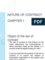 Nature of Contract