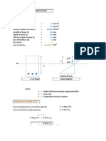 Analysis of A Singly Reinforced Beam IS:456: Given Data