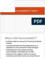 Self Accountability in Islam