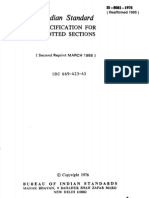 Is 8081 Specification For Slotted Sections