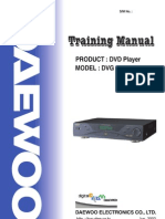 DVD Daewoo DVG Series Training Manual