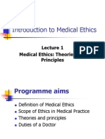 Intro Med Ethics 4 TH Year