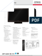 Hitachi P42a202 Specs 1