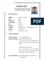 Curriculum Vitae 2012