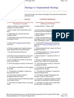 Chart - Dispensationalism vs. Covenant Theology