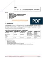 Temas 24-25. Microorganismos. Concepto y Diversidad