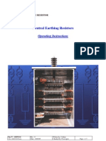 Neutral Earthing Resistors: Operating Instructions