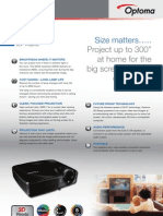 Data Projector SVGA Optoma ES550 Edu-Board