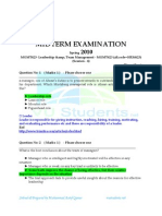 All MidTerm Past Papers MGMT623 Mega File by Muhammad Aatif Qamar