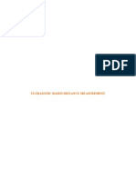 Ultrasonic Based Distance Measurement