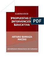 Elaboracion de Propuestas