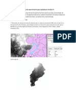 Delimiacion de Unidades de Escurrimiento para Caudales en Arcgis 10