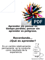 Aprender Sin Pensar Es Tiempo Perdido